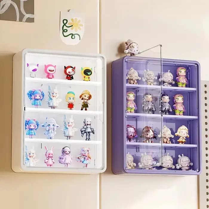 Boîte de rangement murale pour figurines d'action