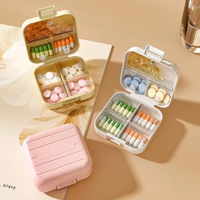 Boîte à médicaments portable mini