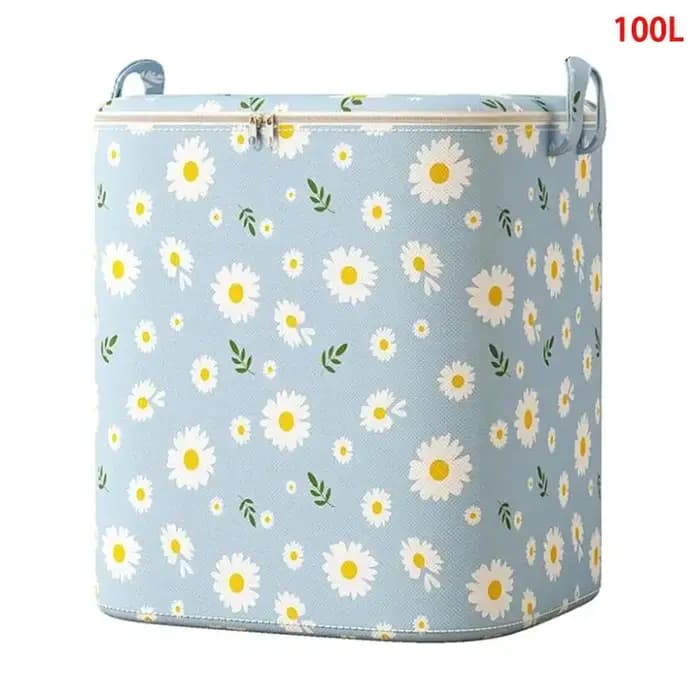 Boîte de rangement extra large avec couvercle, design moderne et gain de place, durable pour vêtemen