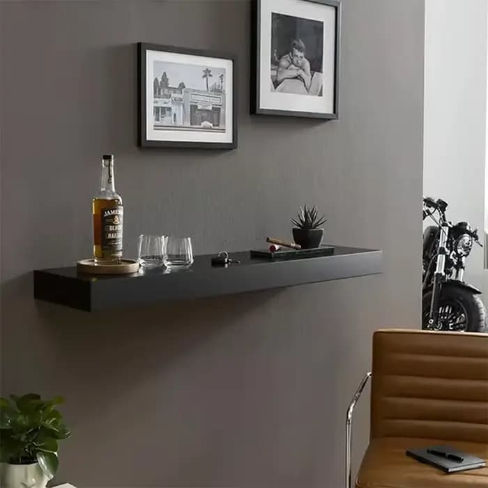 Étagère design de couleur unie avec compartiment Secret