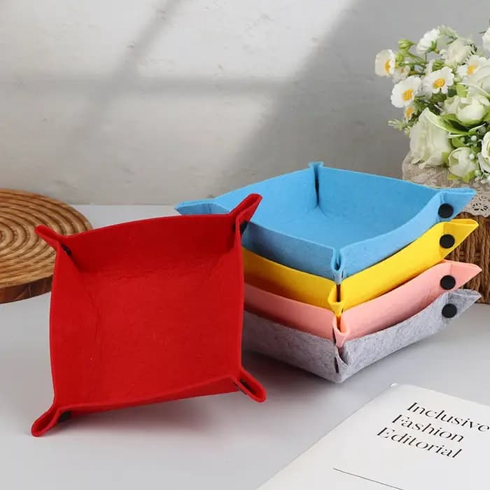 Support de rangement pratique en feutre – Organisateur de bureau pour outils