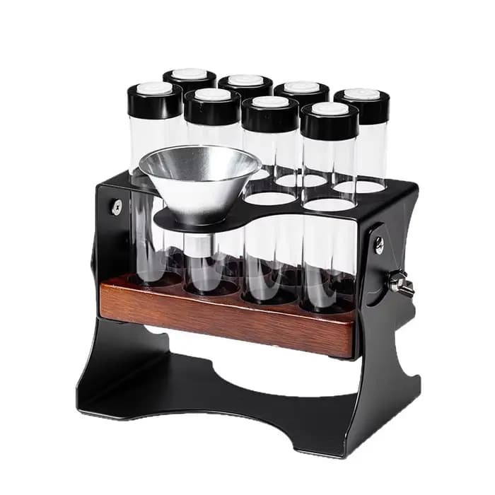Ensemble de tubes de stockage pour grains de café