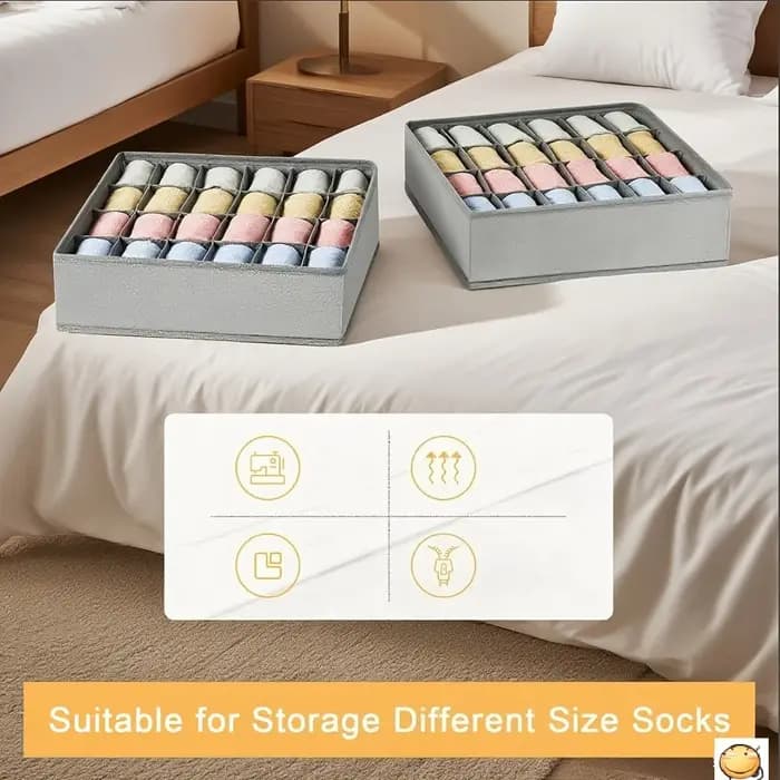 Boîte de rangement pliable