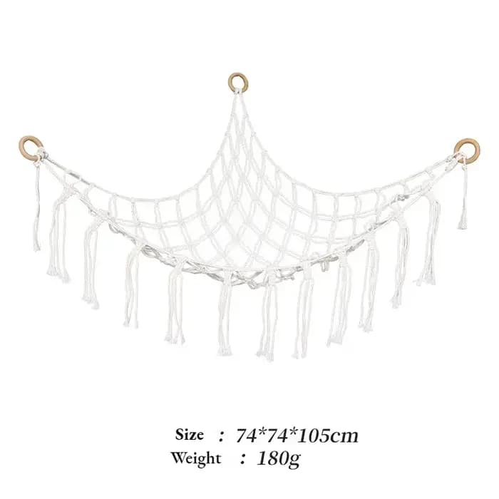 Hamac Net jouets stockage Boho décor chambre d'enfants