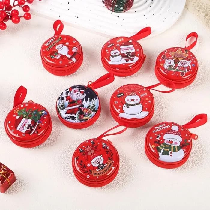 Nouvelle boîte de rangement en métal de Noël à motif de dessin animé (Père