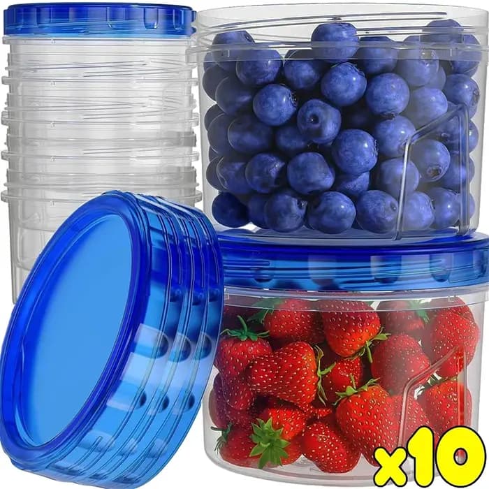 Boîtes de conservation des aliments rondes et hermétiques de 500ML