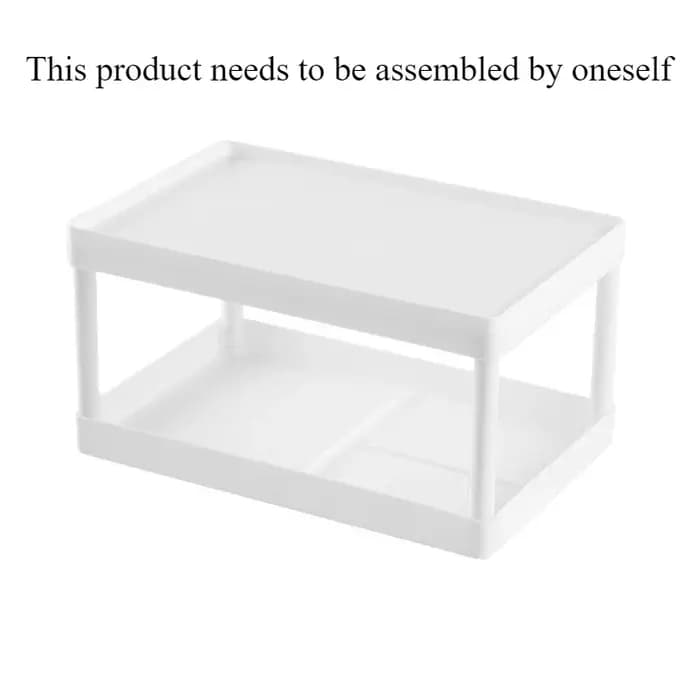 Étagères multifonctionnelles, étagère de rangement à double niveau, support de rangement de bureau,