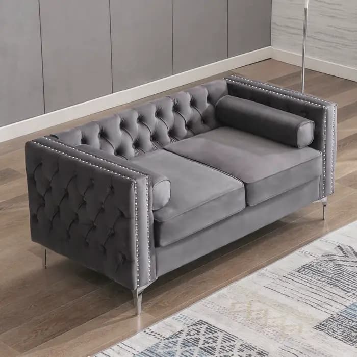 HORGgland O-Ensembles de meubles de salon, canapé sectionnel convertible avec rangement