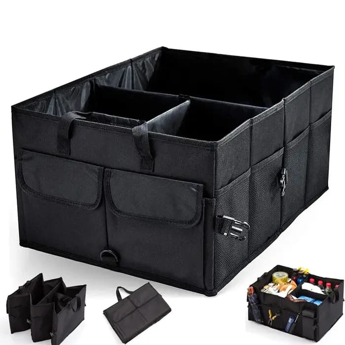 Boîte de rangement de voiture de grande capacité
