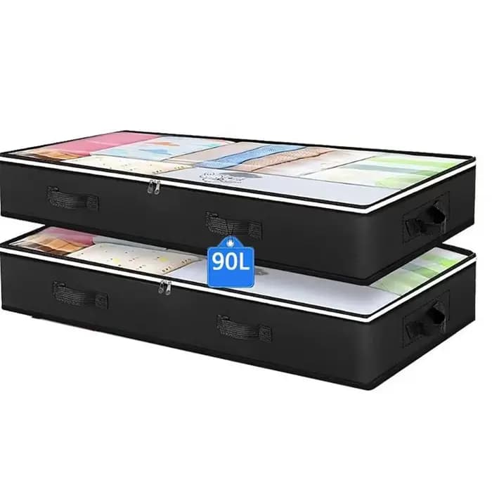 Conteneurs de rangement pliables sous le lit