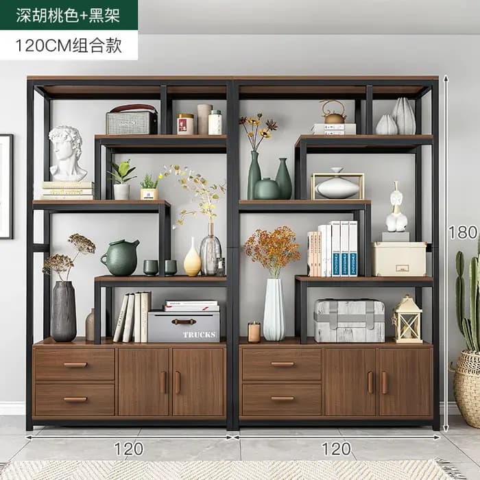 Étagère de présentation pour la maison, cloison de séparation, nouvelle étagère Bogu de style chinois, étagère de rangement creuse du sol au plafond, présentoir