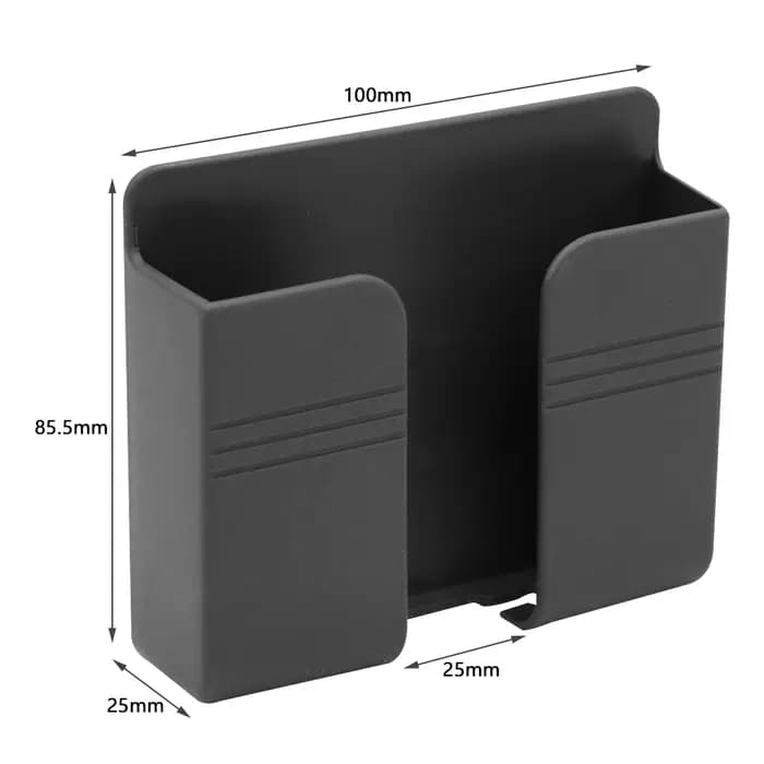 Boîte de rangement murale multifonction sans poinçon, 4/2/1 pièces, organisateur de télécommande TV,