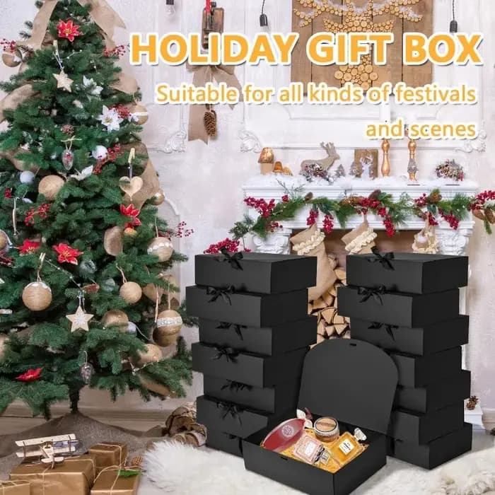 Coffret cadeau 10 pièces avec couvercle