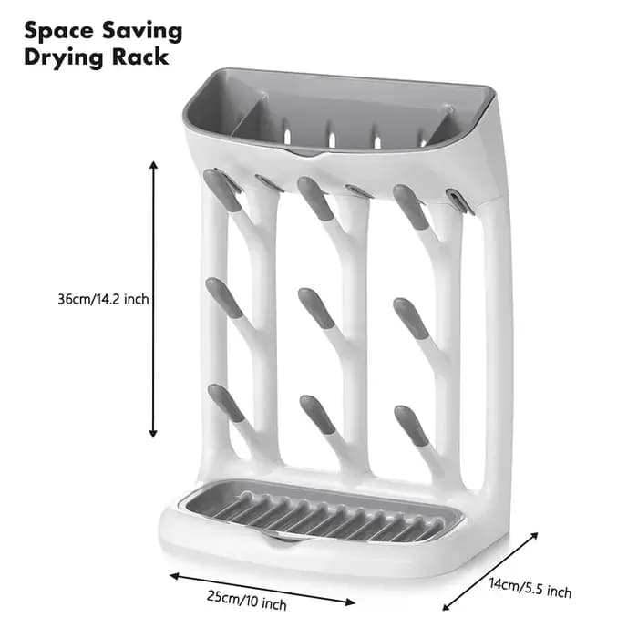 Égouttoir à biberons, support de séchage et de drainage pour biberons, boîte de rangement pour biber