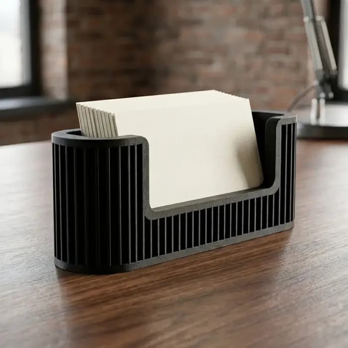 Porte-cartes de visite et boîte de rangement de bureau, idéal pour la réception de bureau, convient