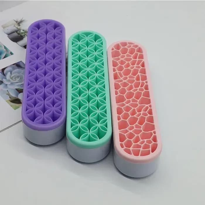 Étagère porte-brosse de maquillage porte-stylo à ongles présentoir support mallette de rangement de brosse organisateur