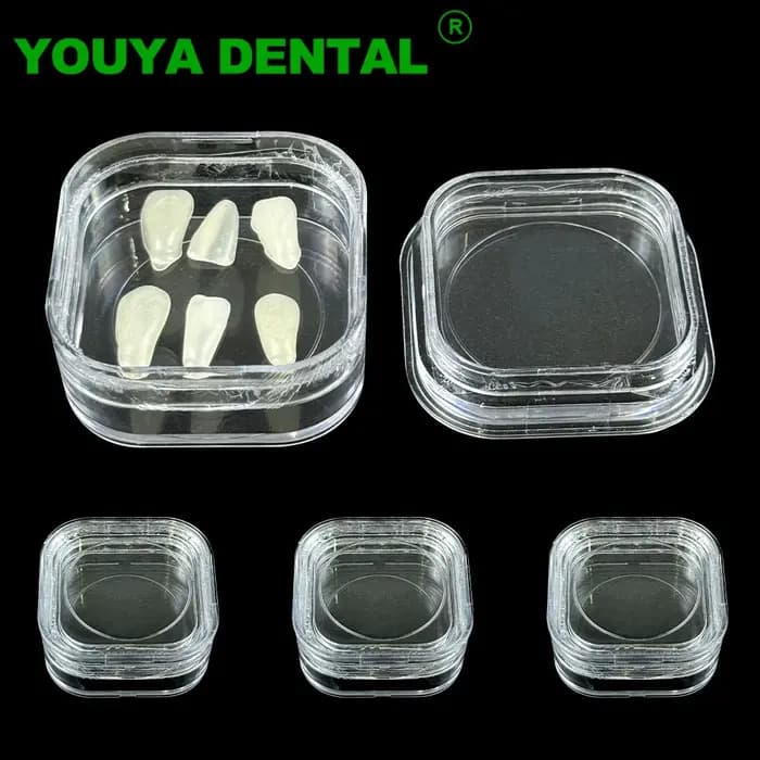 Boîte à dents pour prothèses dentaires