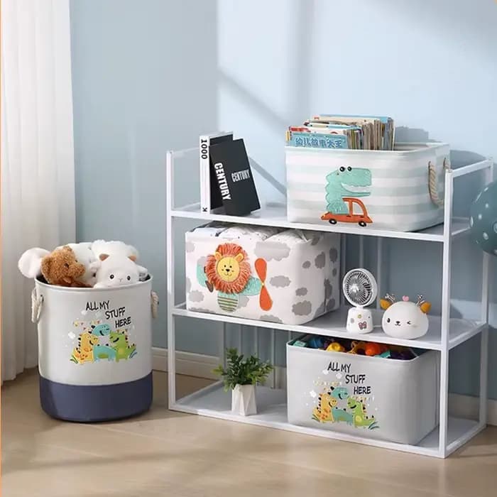 Panier de rangement pliable en tissu pour la maison