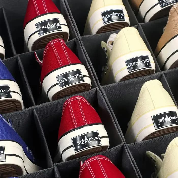 Boîte de rangement de chaussures pliable – Organisateur anti-poussière