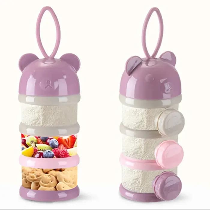 Boîte de stockage de lait en poudre amovible pour bébé
