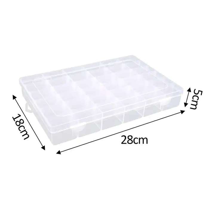 Boîte de rangement de fil, compartiments de broderie, mallette de rangement, porte-fil à coudre, boîte en plastique transparente pour bijoux, matériel de pêche