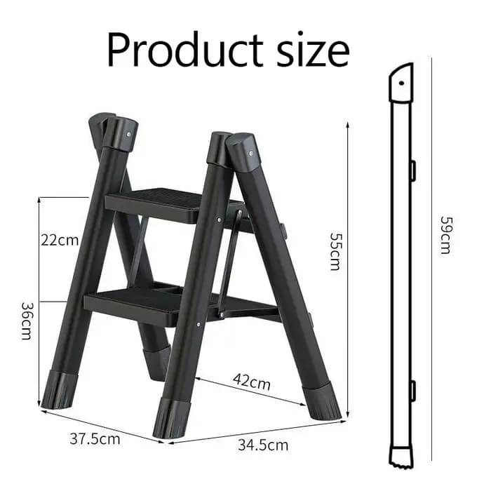 Escalier pliant ménage multi-fonctionnel échelle chaise pliable anti-dérapant chevrons escaliers cui