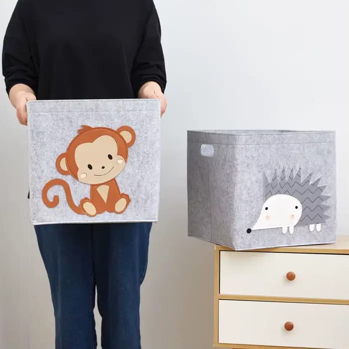 Cube de 11 pouces, boîte de rangement pour enfants