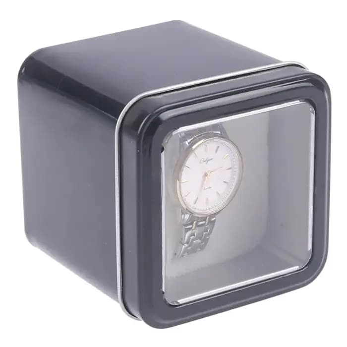 Boîte de rangement élégante pour montres carrées