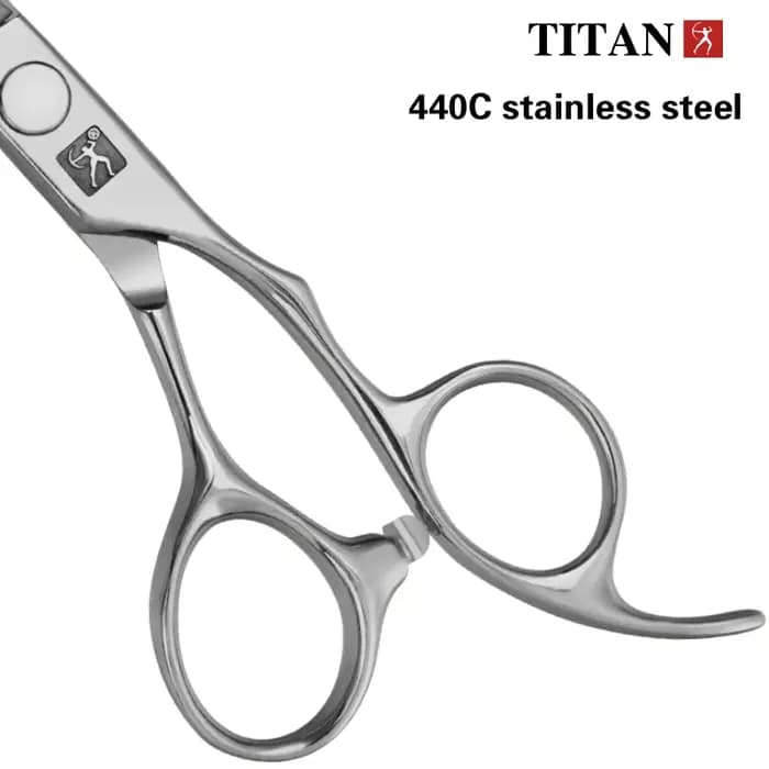 TITAN professionnel fil Laser ciseaux à cheveux coupe de cheveux ciseaux coupe barbier ciseaux de co