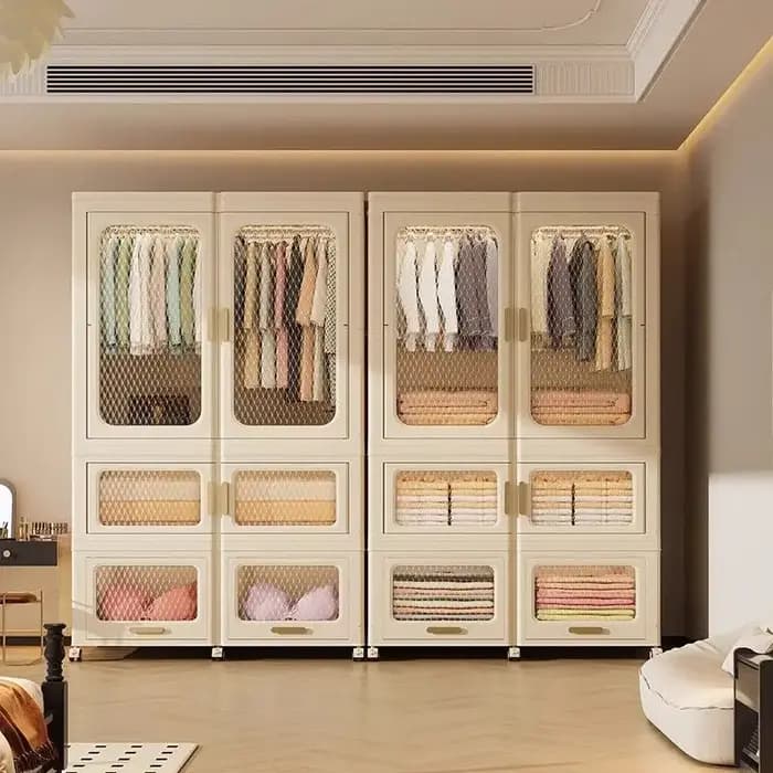 Support pliable armoire moderne gain de place organisateur femmes