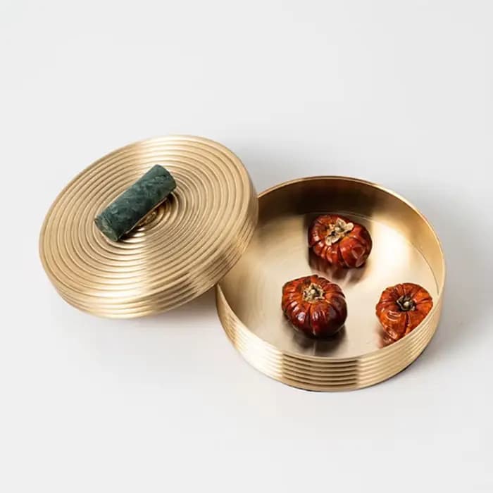 Boîte à bijoux en métal, boîtes de rangement rondes pour boucles d'oreilles et bagues, organisateur de bijoux pour femmes, boîte d'exposition de luxe, décoration de bureau, ornement