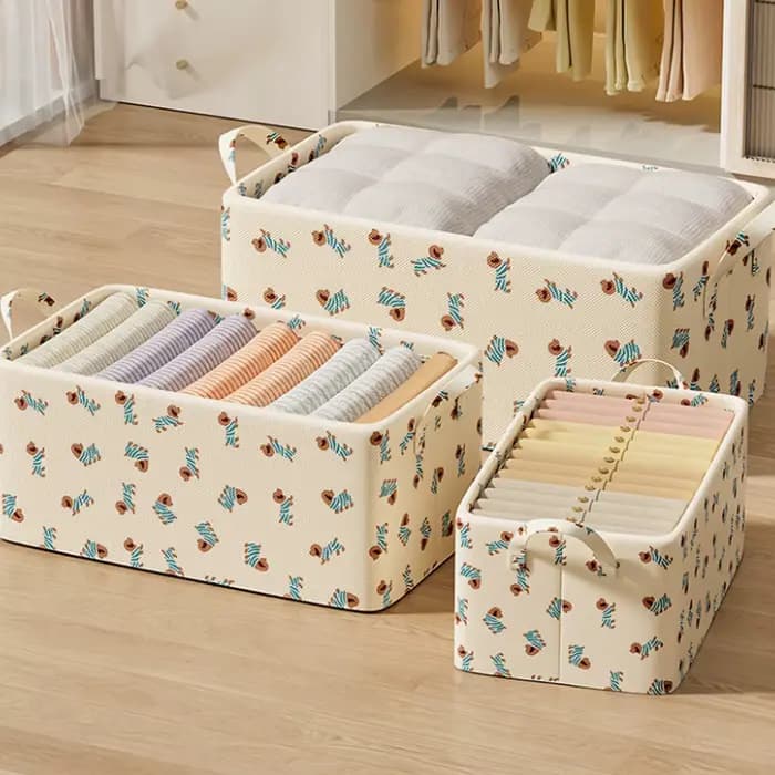 Boîte de rangement pour vêtements en tissu épaissi