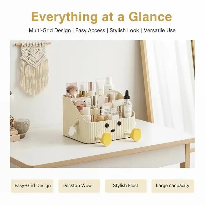 Panier de rangement cosmétique