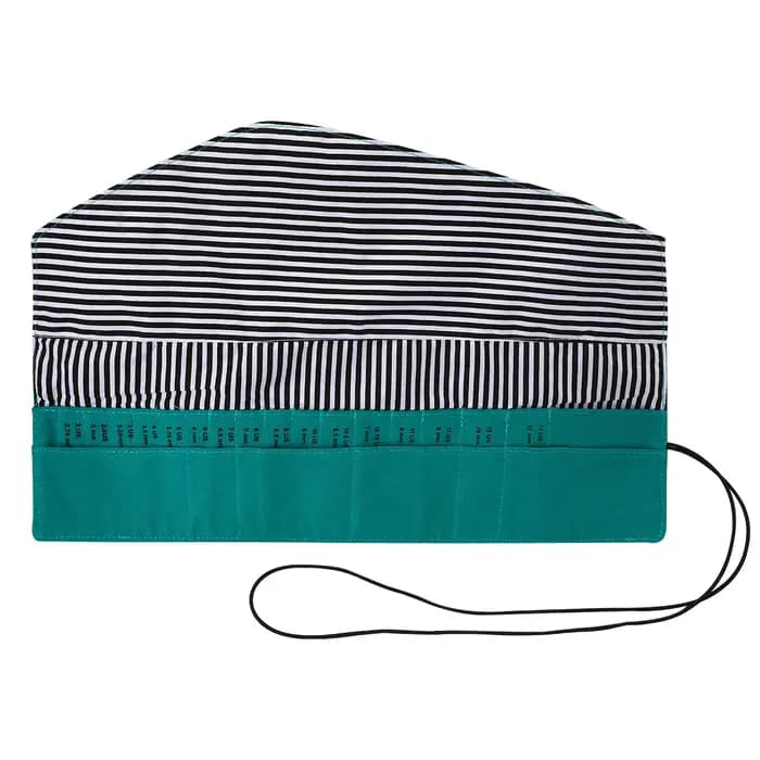 Sac de rangement vide pliable pour aiguilles à tricoter