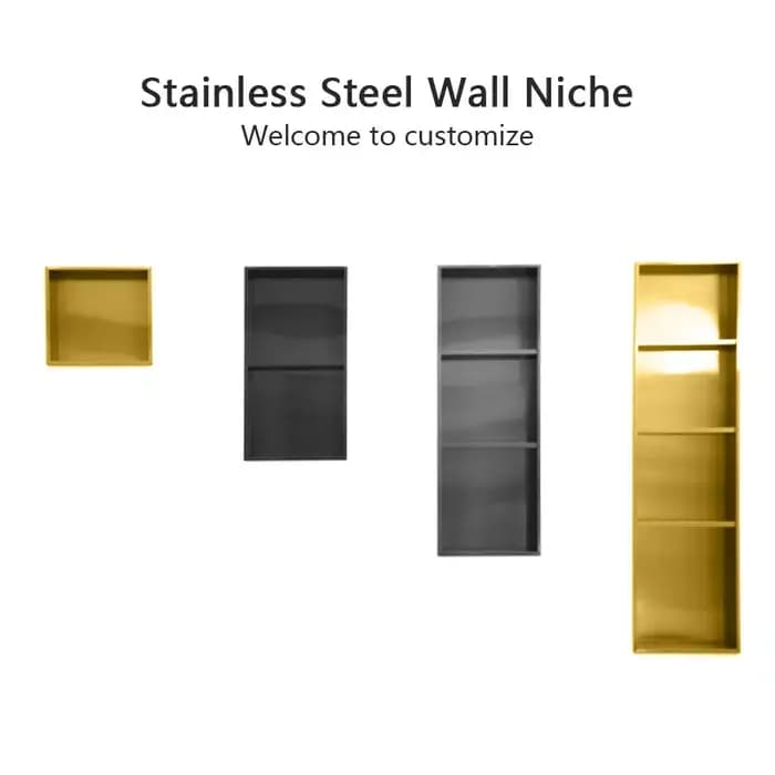 Niche Murale Encastrée en Acier Inoxydable
