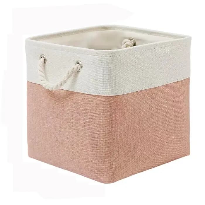 Conteneurs de Cubes de rangement pliables pour la maison, paniers de rangement en tissu pliable avec