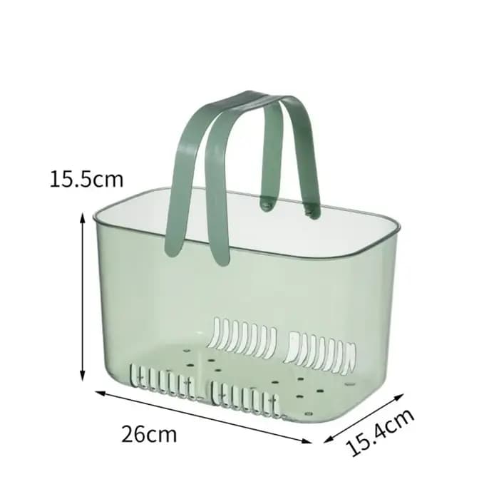 Panier de rangement de salle de bain à fond creux