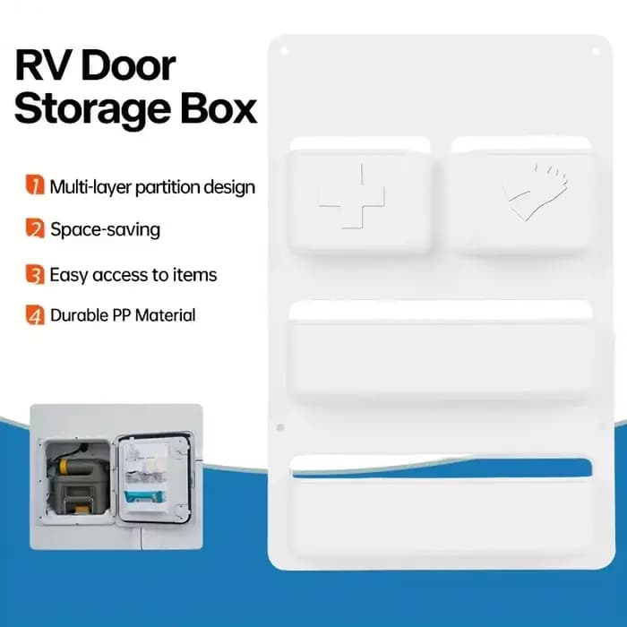 Compartiment de rangement pour toilettes de camping-car