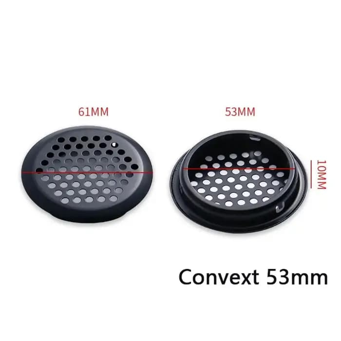 Grille de ventilation perforée en maille pour armoire et placard