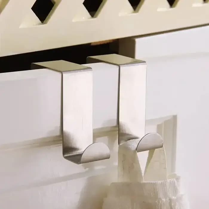 Armoire de salle de bain en forme de Z par crochet en acier inoxydable par cintre arrière porte-clés patère accessoires de cuisine à domicile outil d'organisation
