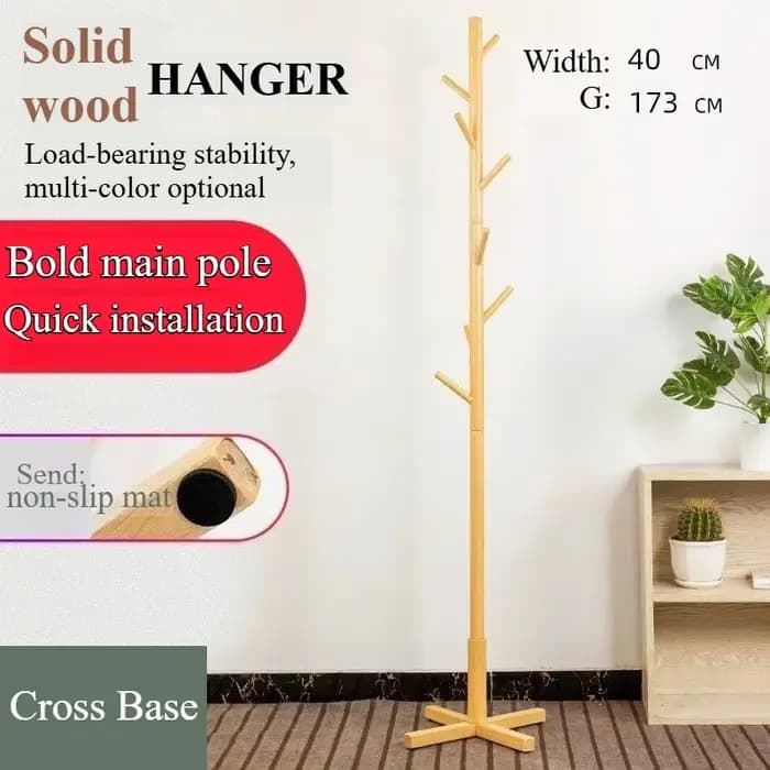 Porte-manteau sur pied portable et économique pour entrée