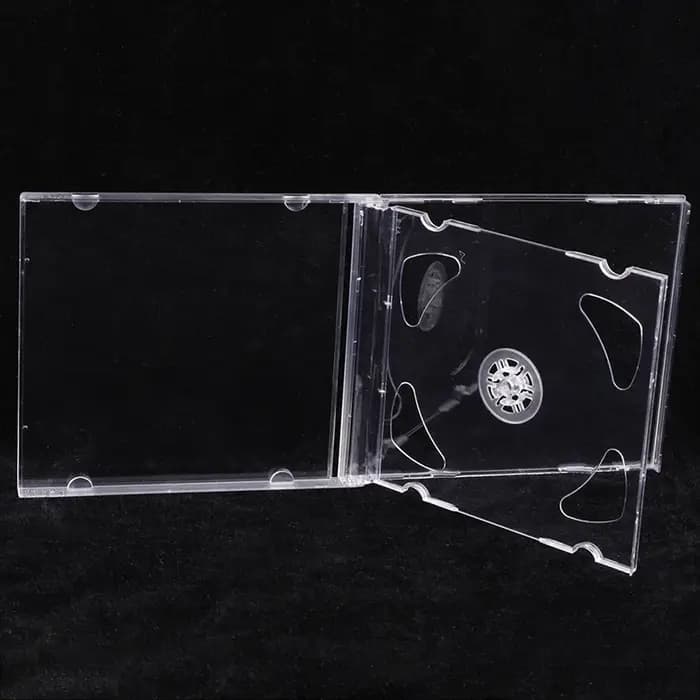 Boîte à CD transparente de haute qualité