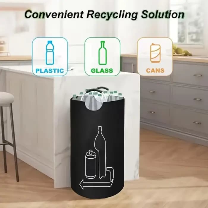 Conteneur de collecte de bouteilles grande capacité 115L