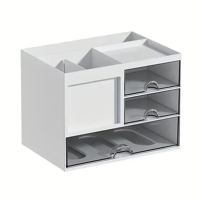 Boîte de rangement de bureau combinée avec tiroirs