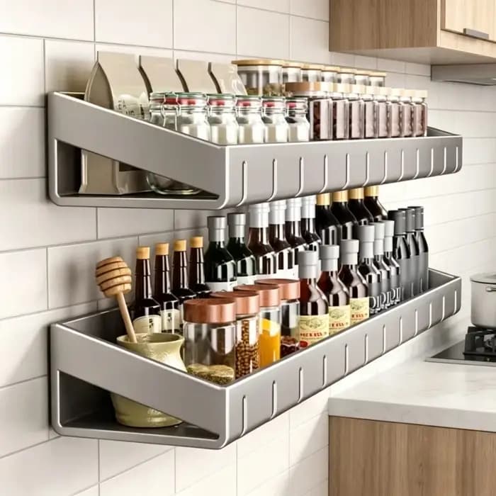 Étagère murale suspendue pour rangement de cuisine