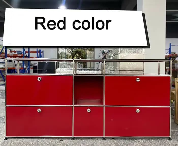 Armoire de module de meubles modulaires de paiement d'équilibre rangement en métal