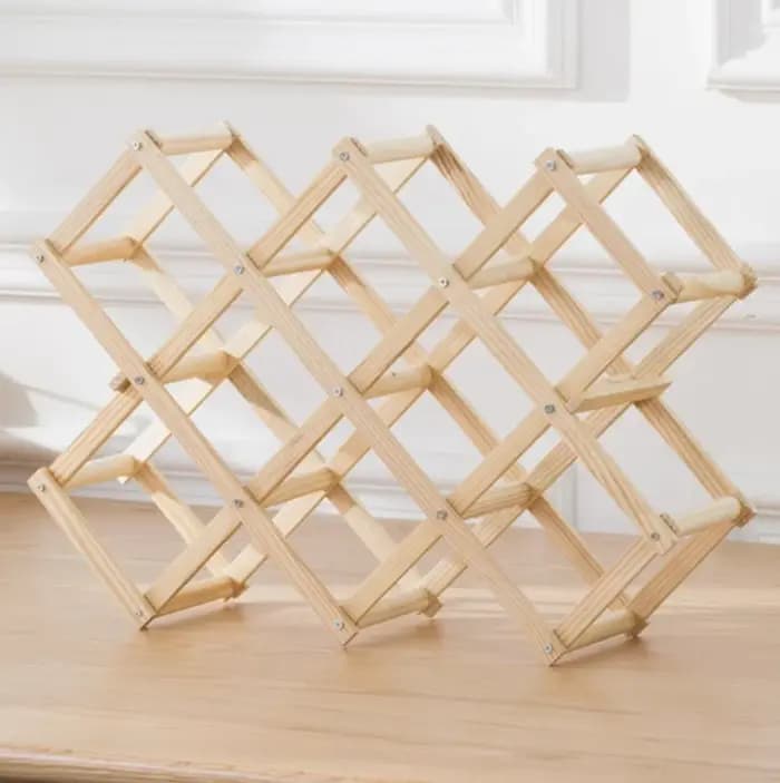 Étagère à vin en bois, meuble à vin pour salon