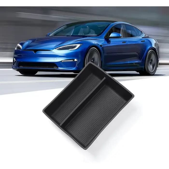 Compatible avec l'organisateur de console Tesla Model X/Model S 2021-2024