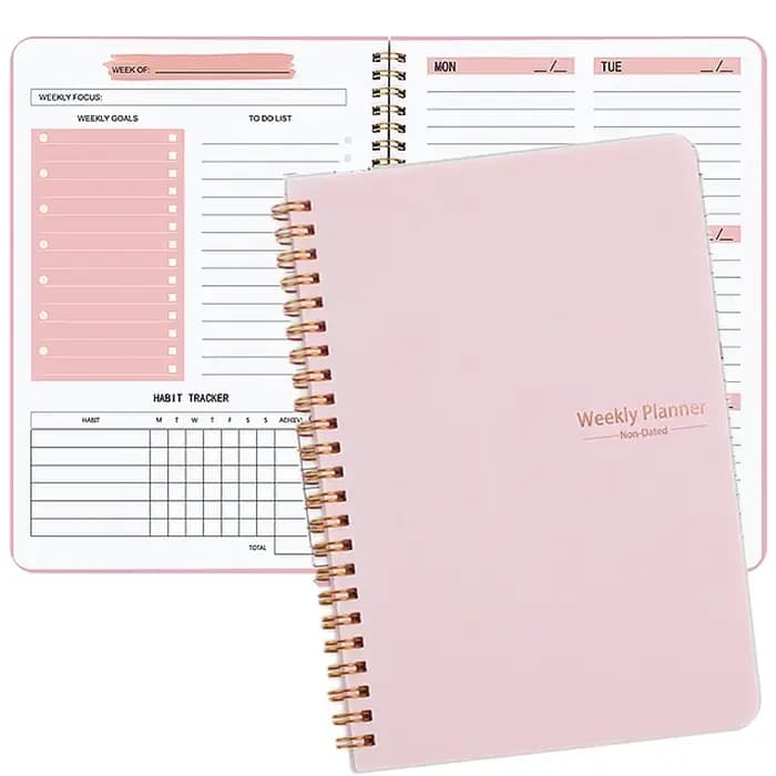 A5 Agenda planificateur anglais carnet