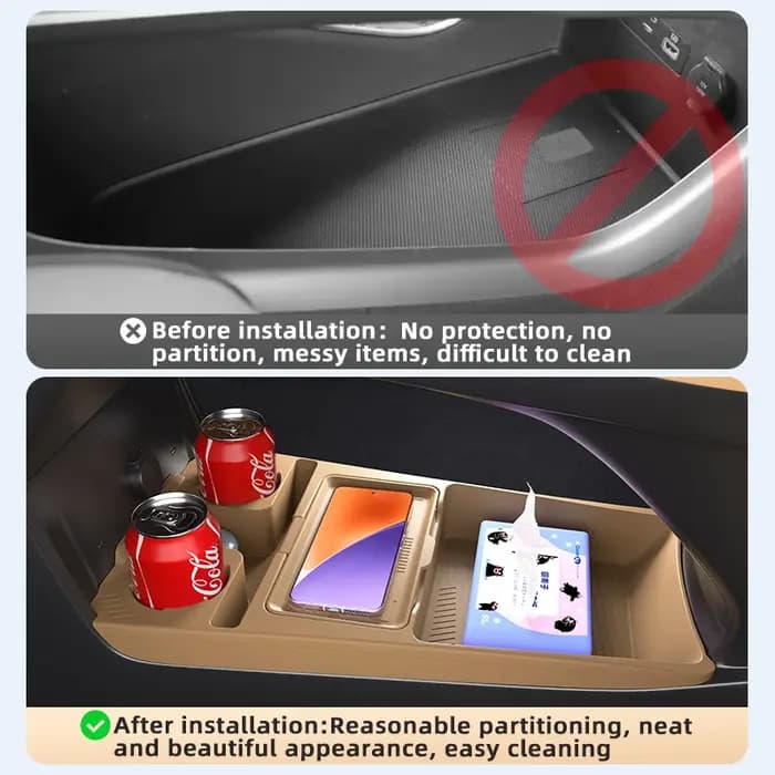 Pour Geely Galaxy Starray EM-i 2025 2026 boîte de rangement accoudoir central